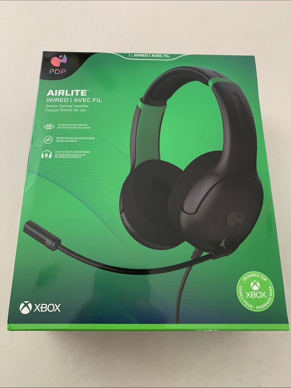 AirLite Wired Gaming Headset for Xbox — Black